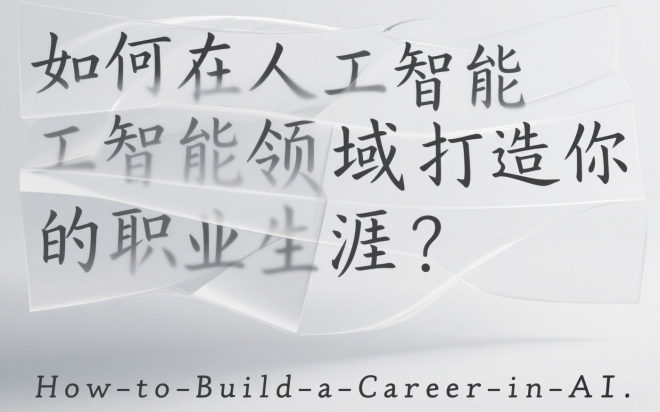 吴恩达：如何在人工智能领域打造你的职业生涯？